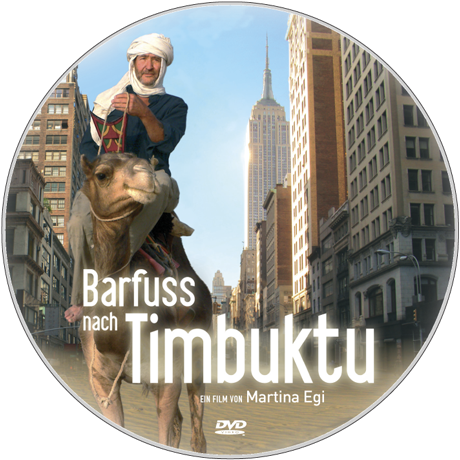 DVD Label von 'Barfuss nach Timbuktu'
